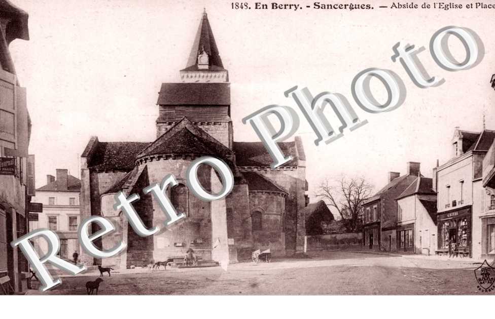 Abside de l'Eglise et Place