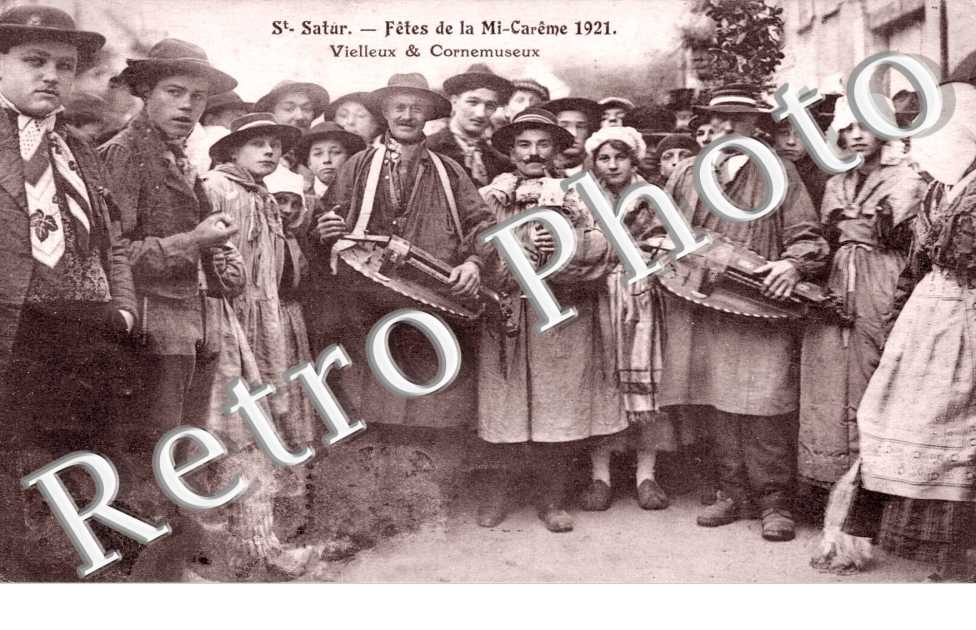 fetes de la mi-careme 1921 vielleux et cornemuseux