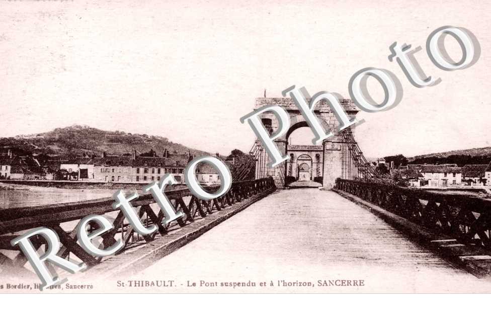 Saint-Thibault - le pont Suspendu
