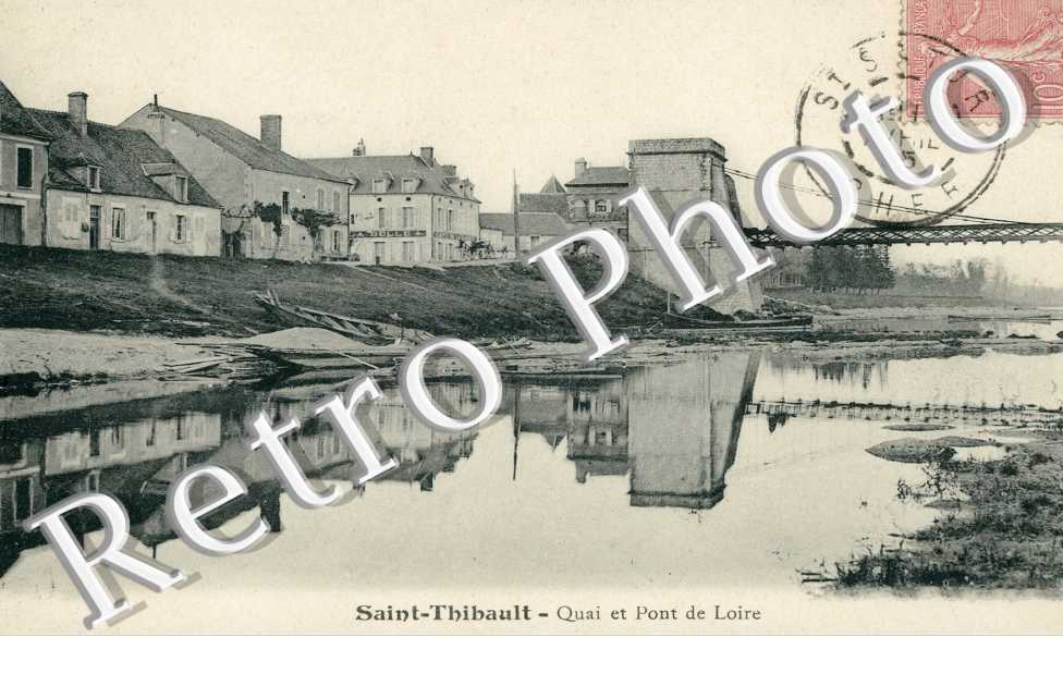 Saint Thibault, Quai et Pont de Loire