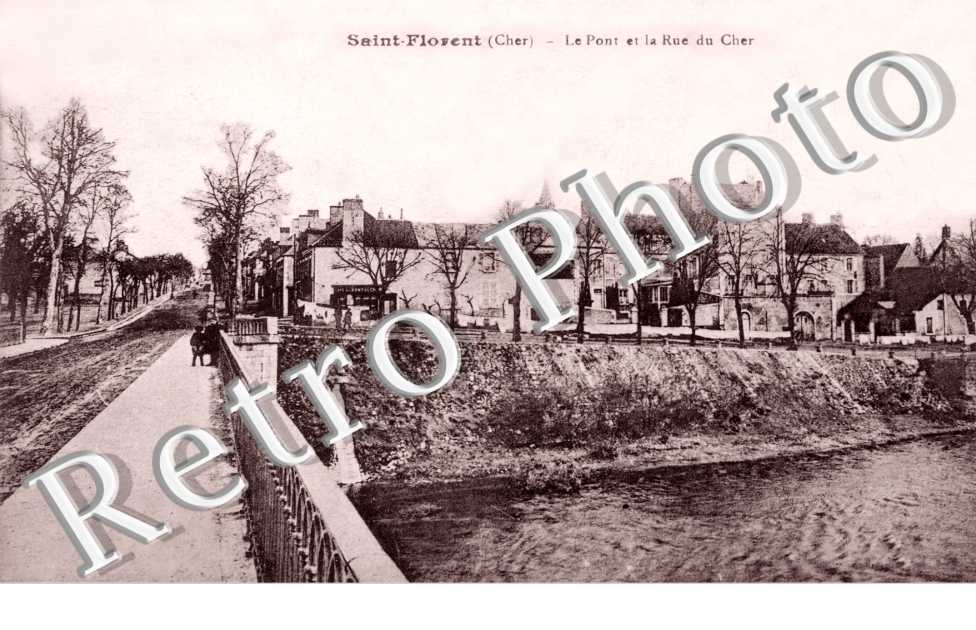 le pont et la rue du Cher