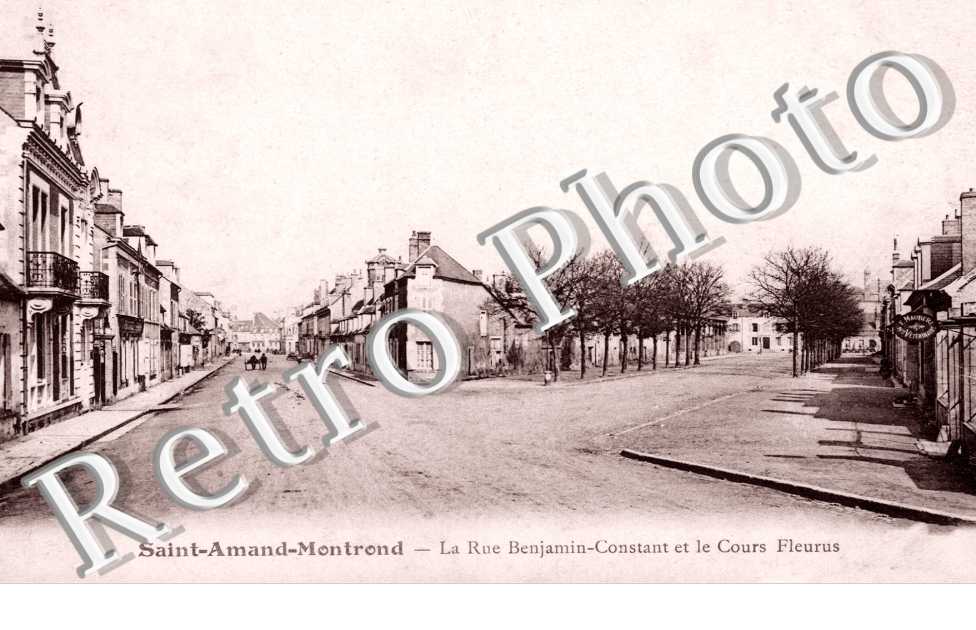 Rue Benjamin-Constant et le Cour Fleurus