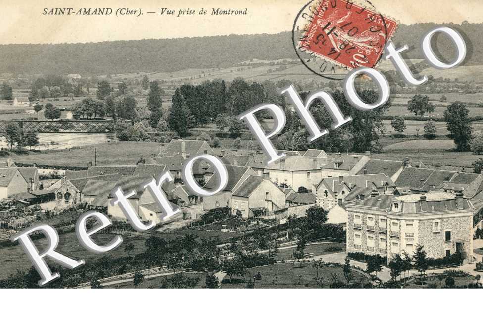 Saint-Amand-Montrond, Vue prise de Montrond