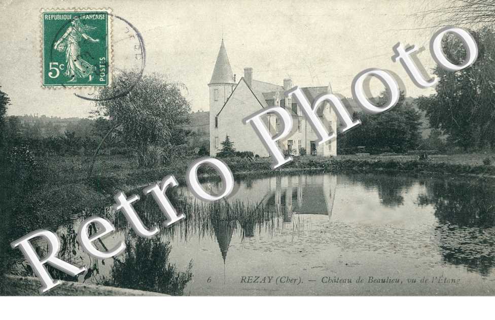 Chateau de Beaulieu vu de l'Etang