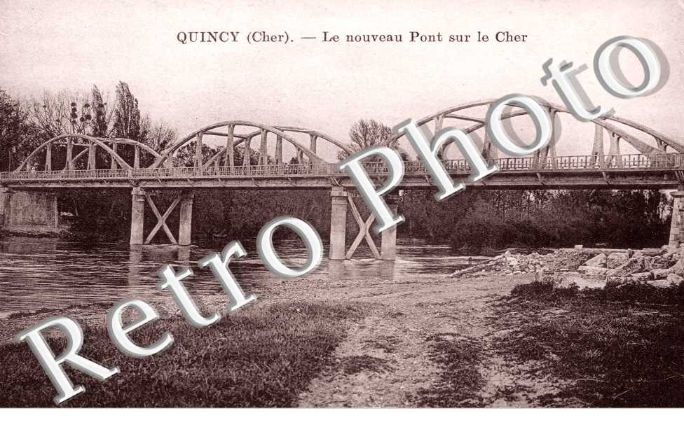 le nouveau pont sur le Cher