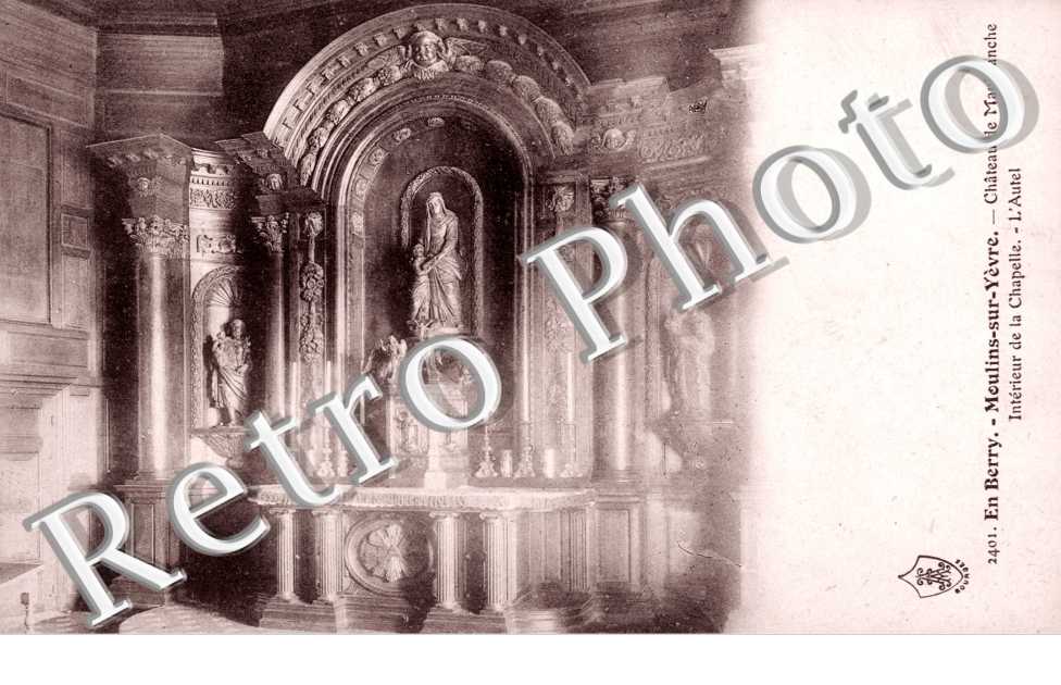 chateau de Maubranche, interieur de la chapelle