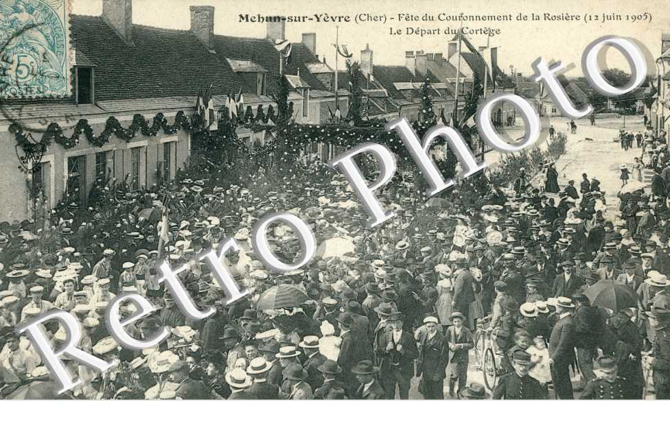 Fete du Couronnement de la Rosiere 12 juin 1905