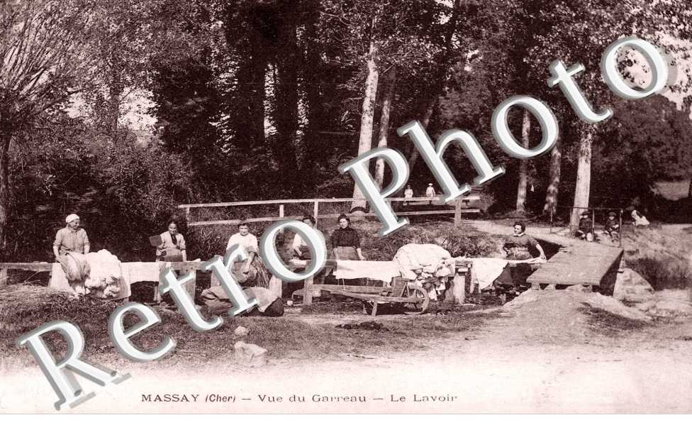 Vue du Garreau, le Lavoir