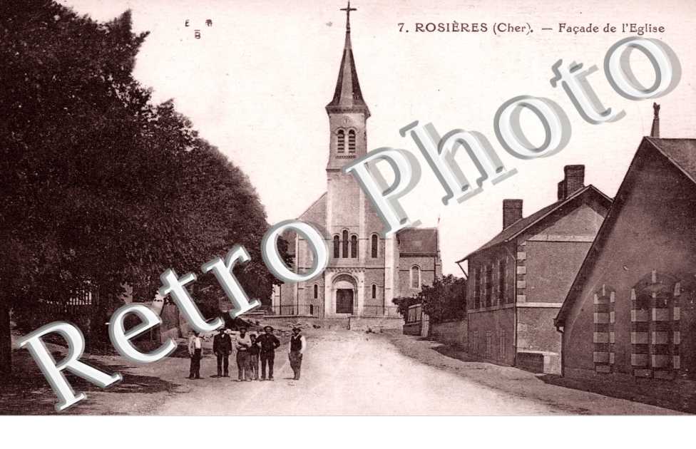 ROSIERES. facade de l'eglise