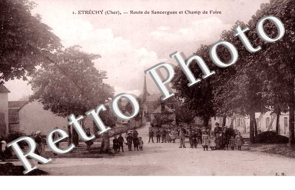 Route de Sancergues et Champ de Foire