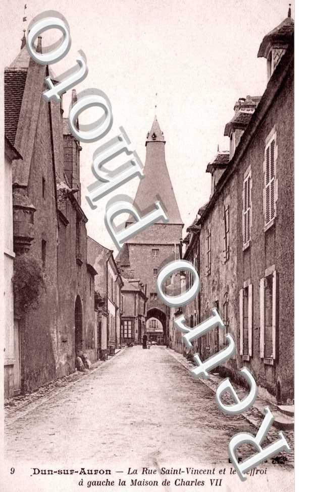 la rue Saint Vincent et le Beffroi