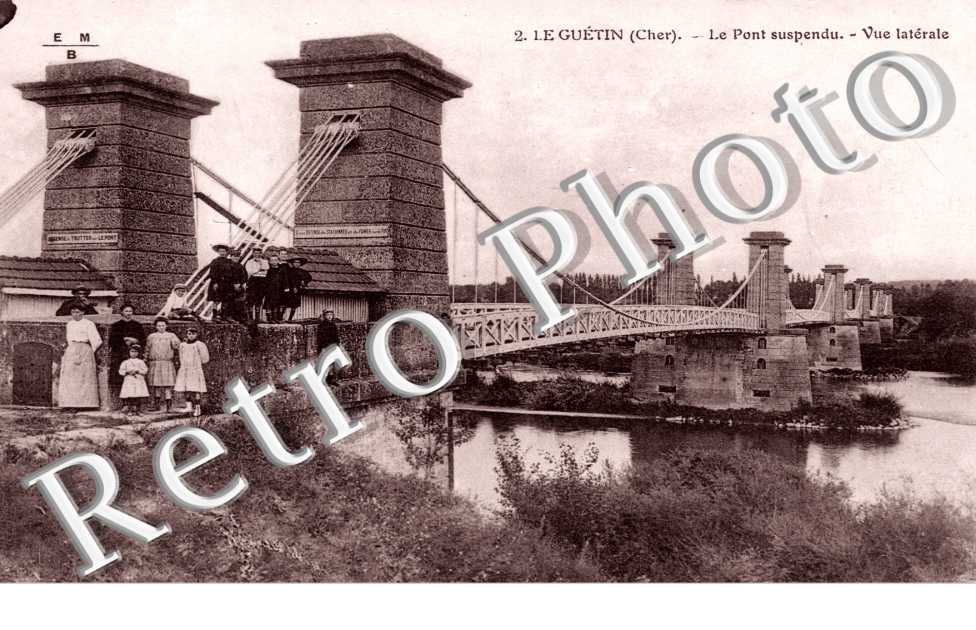 le pont suspendu, vue laterale