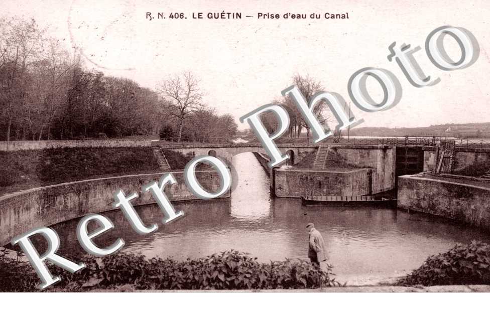 Le Guetin, prise d'eau du Canal