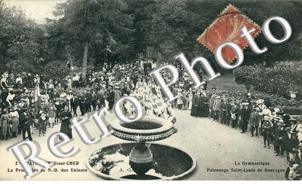 la procession de N.D. des enfants, patronage st louis de gouzague