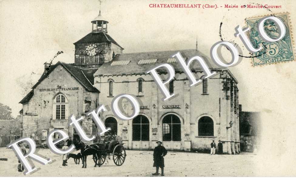 Mairie et Marche Couvert