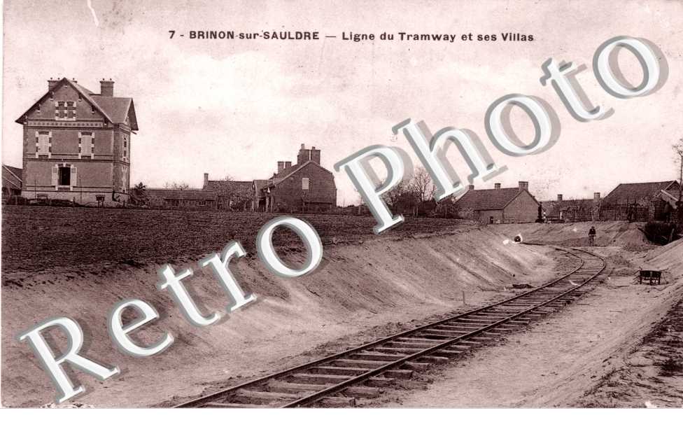 Ligne du tramway et ses villas
