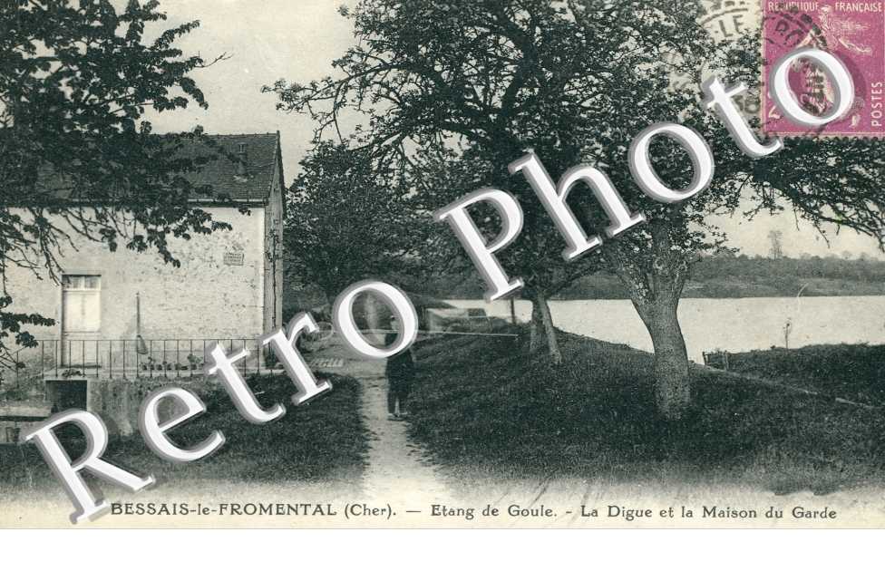 Etang de Goule, la Digue et la Maison du Garde
