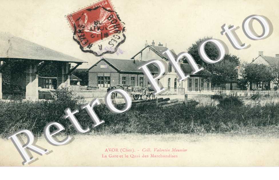 la gare et le quai des marchandises