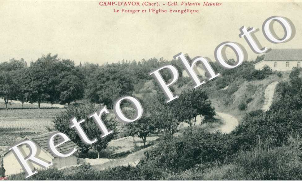 Le Potager et l'Eglise evangelique
