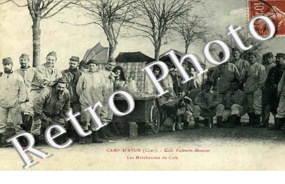 camp d'Avor les marchandes de cafe (militaire)