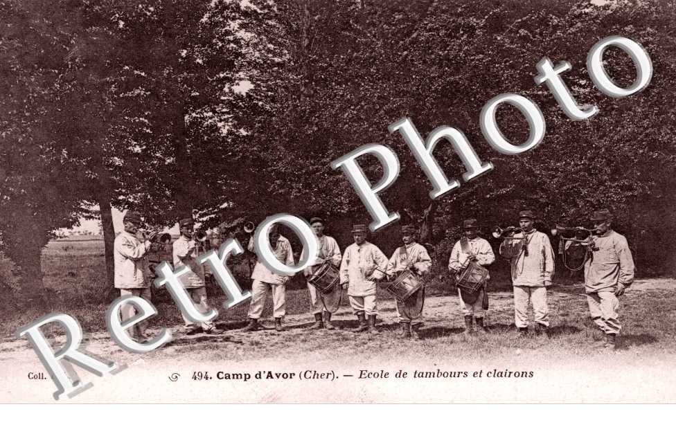 camp d'Avor ecole de tambours et clairons (militaire)