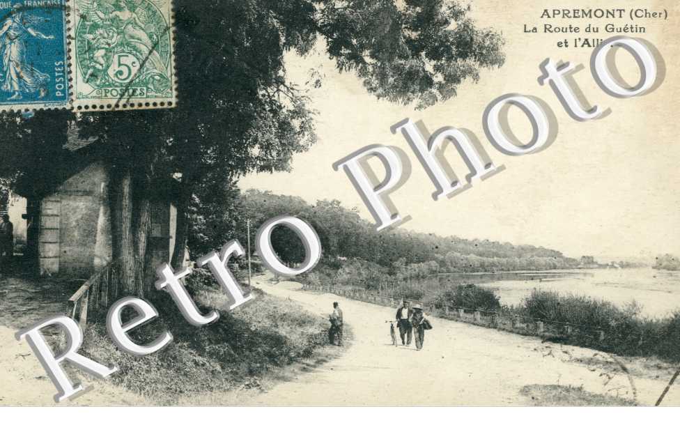 Route du Guetin et l'Allier