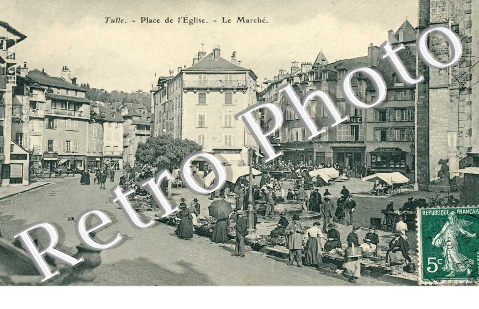Place de l'Eglise, le Marche