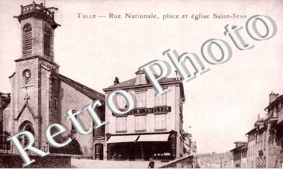 Rue Nationale, Place et Eglise Saint-Jean