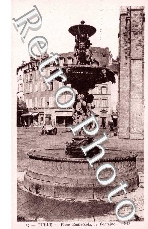 Place Emile Zola, la Fontaine