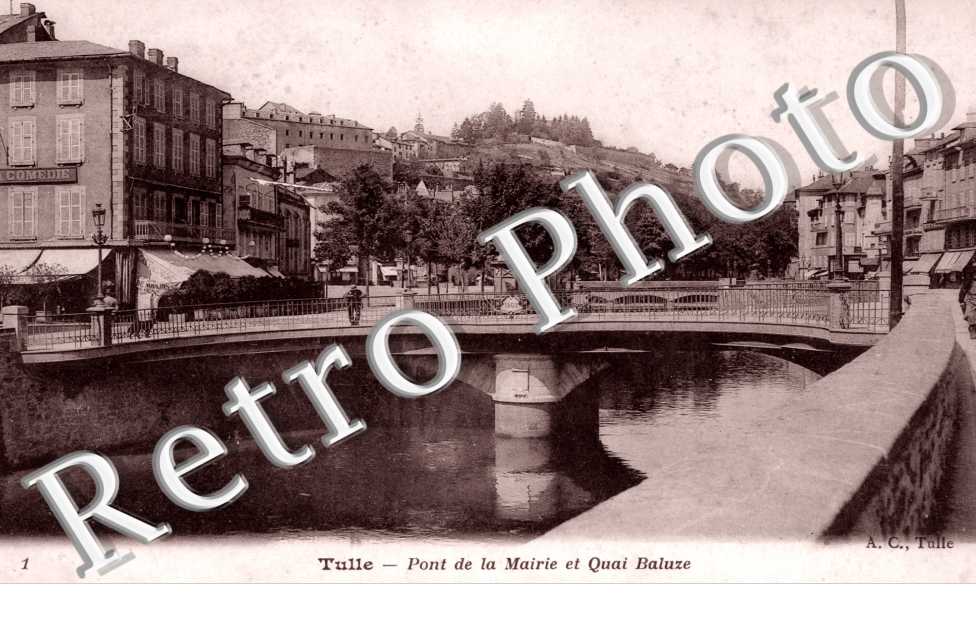 Pont de la Mairie et Quai Baluze