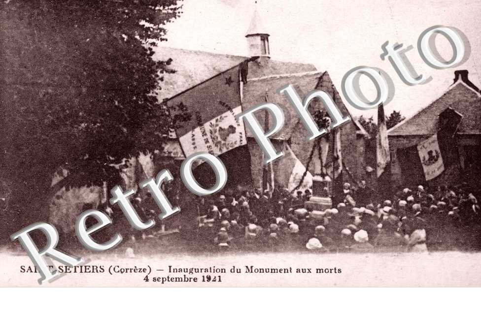 Inauguration du Monument aux Morts 4 septembre 1921