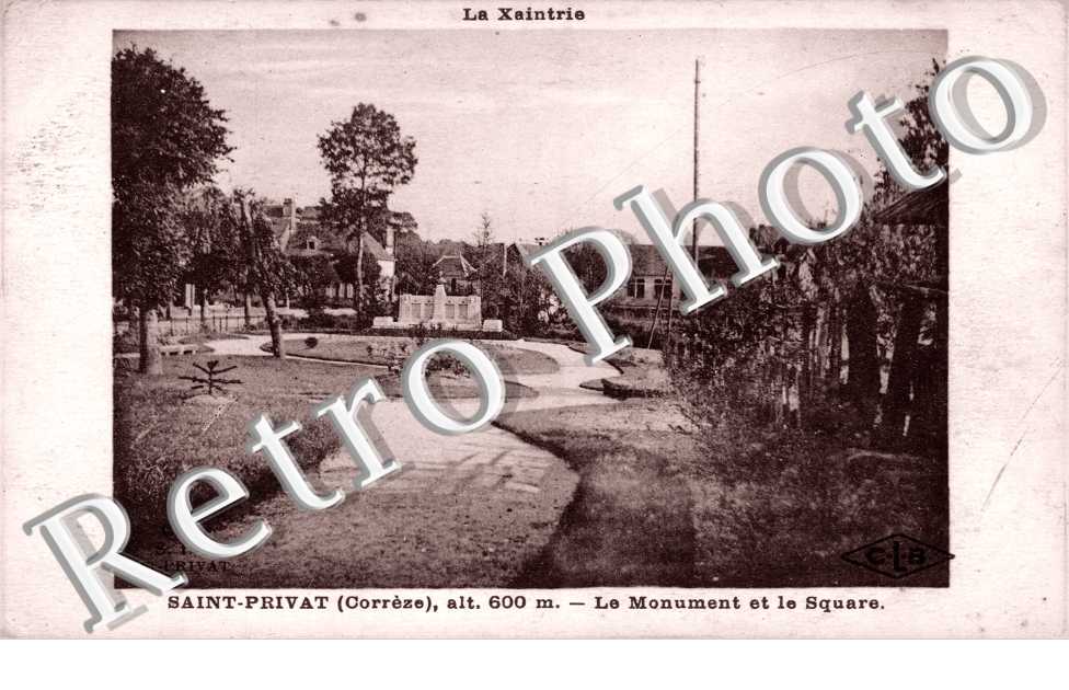 la Xaintrie - Le Monument et le Square