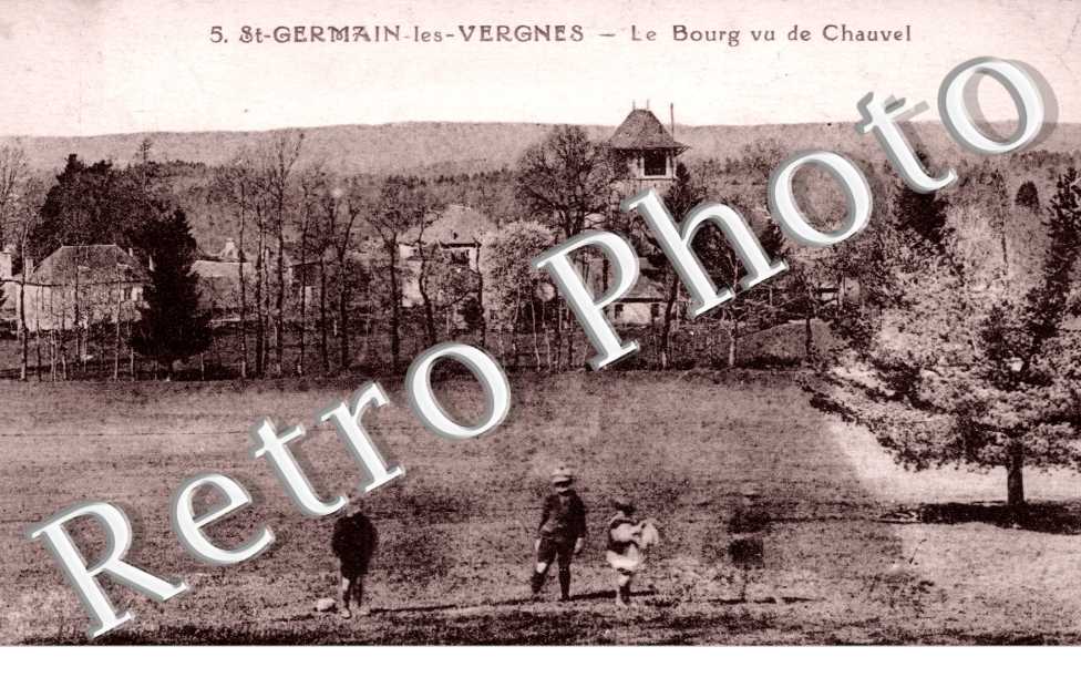 le bourg vu de chauvel