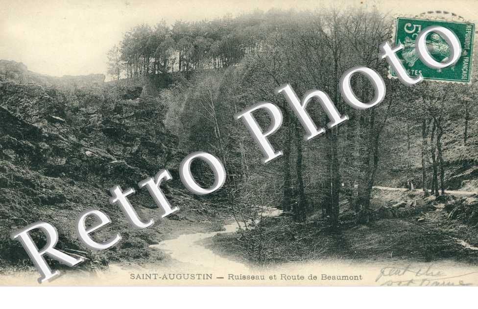 Ruisseau et Route de Beaumont