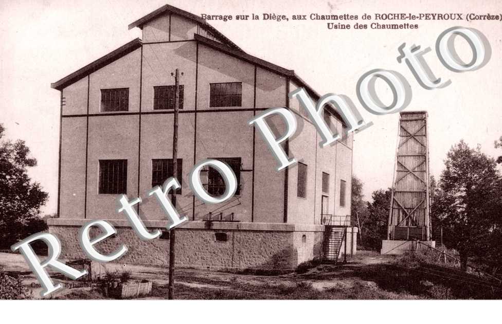 barrage sur la Diege aux chaumettes Usine des Chaumettes