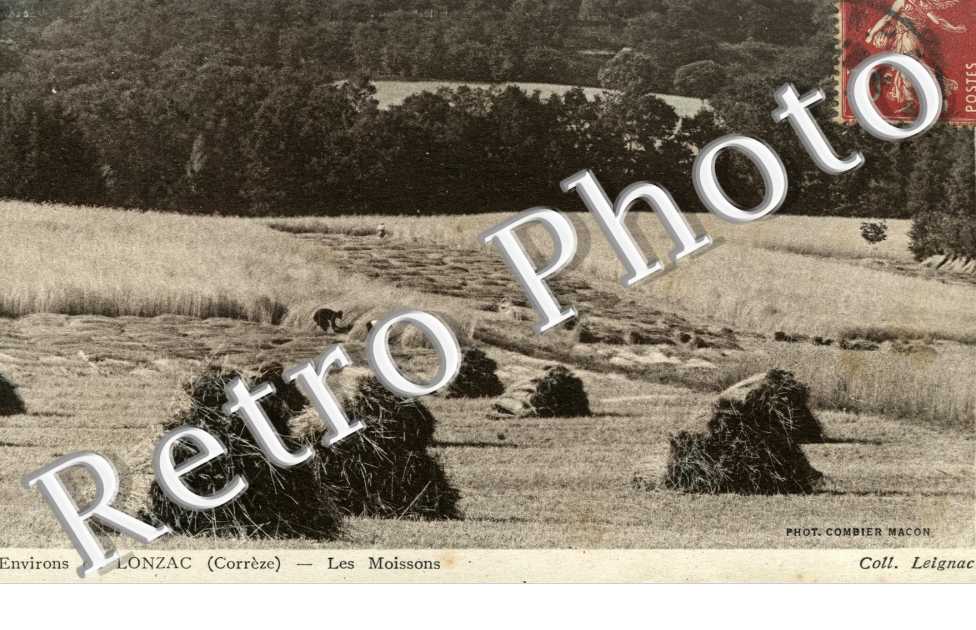 Environs du Lonzac Les moissons