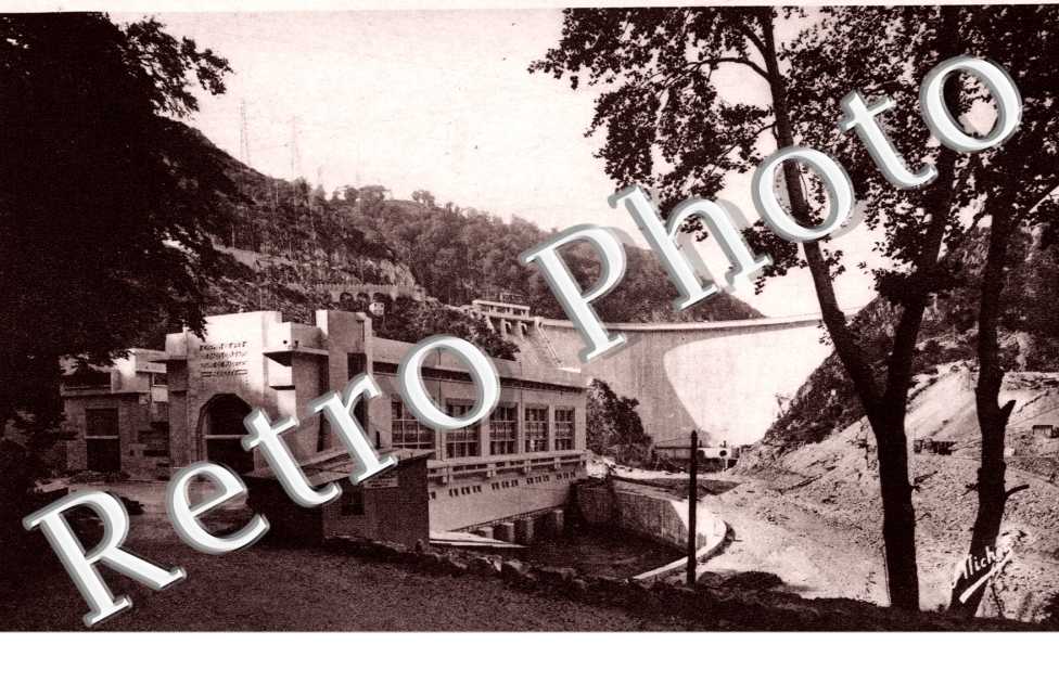 Le Barrage et l'Usine hydro electrique de Mareges