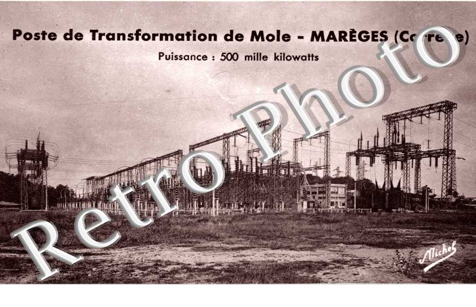 Poste de Transformation de Mole l'Usine hydro electrique de Mareges