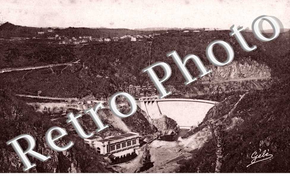 Le Barrage et l'Usine hydro electrique de Mareges