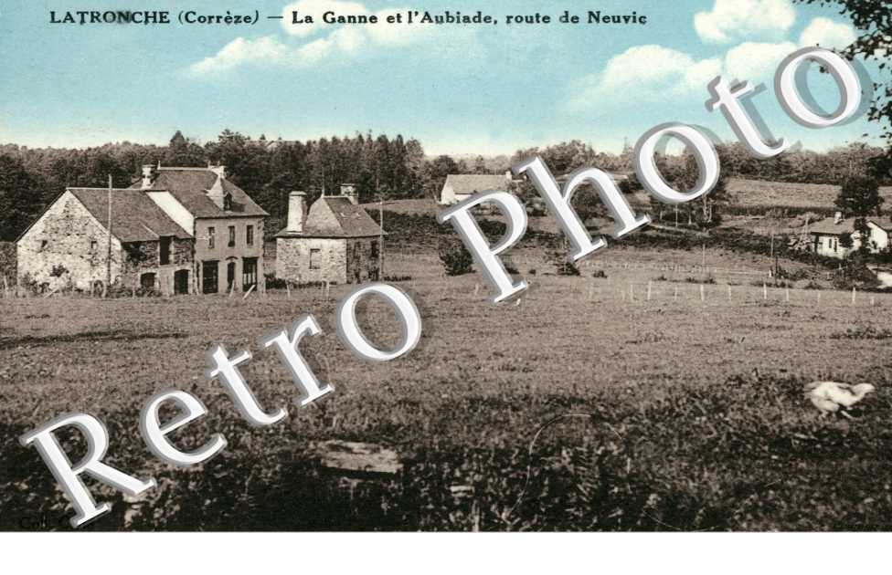la ganne et l'aubiade route de neuvic
