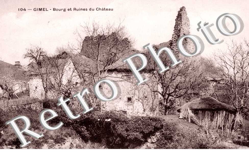 Bourg et Ruines du Chateau