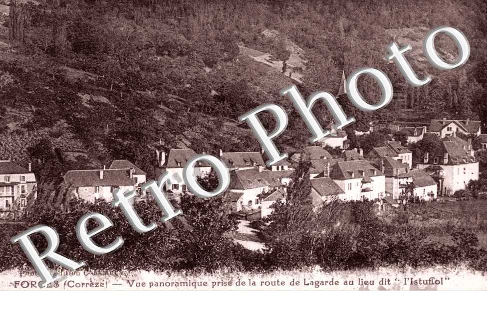 vue panoramique prise de la route de lagarde au lieu dit l'istuflol
