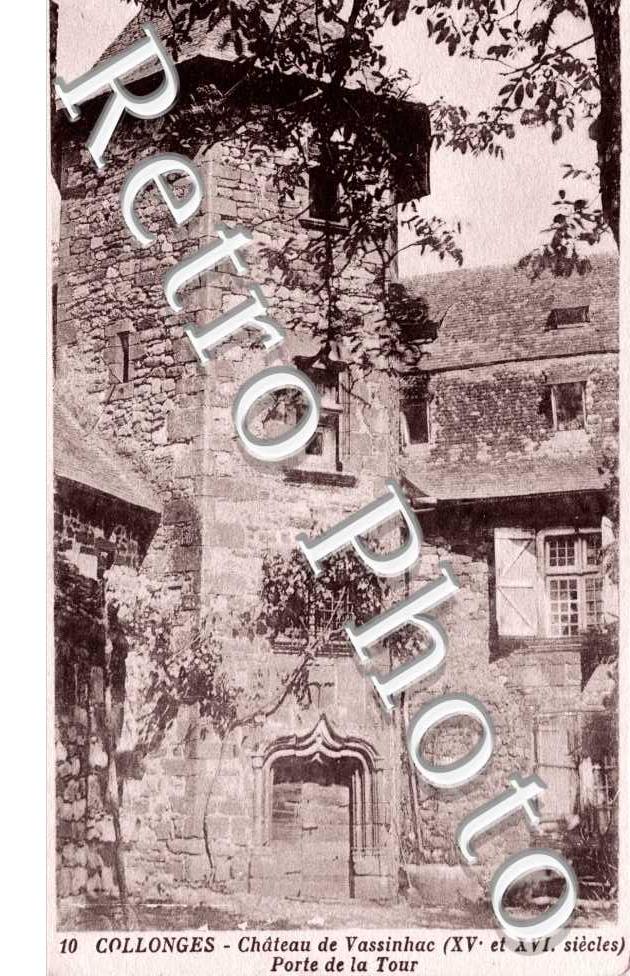 Chateau de Vassinhac - porte de la tour