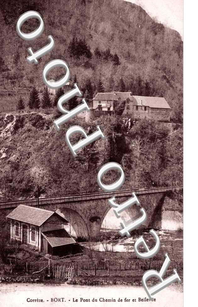 le pont du chemin de fer et Bellevue