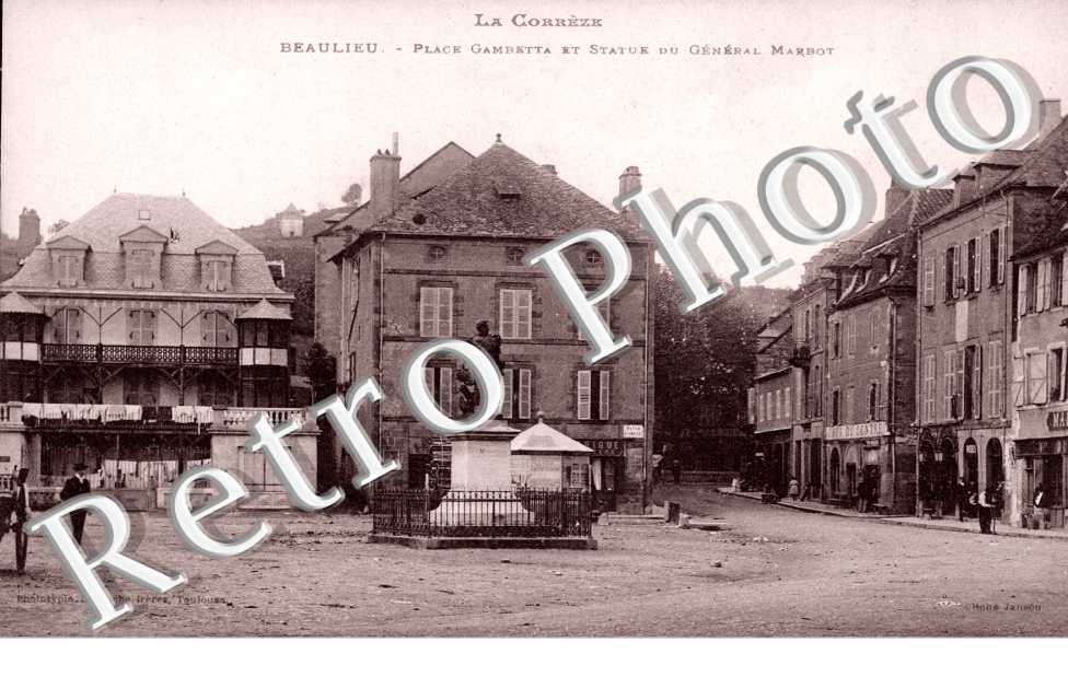 Place Gambetta et Statue du General Marbot