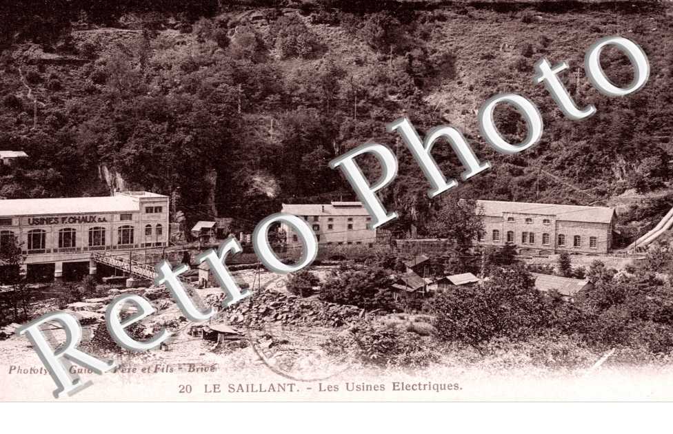 Le Saillant, Usines electriques