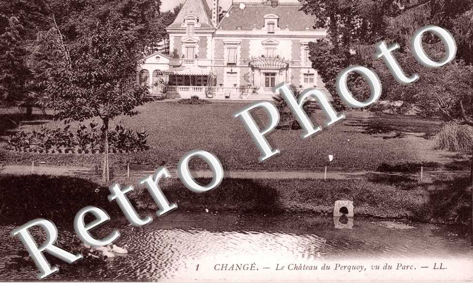 le château du Perquoy, vu du parc