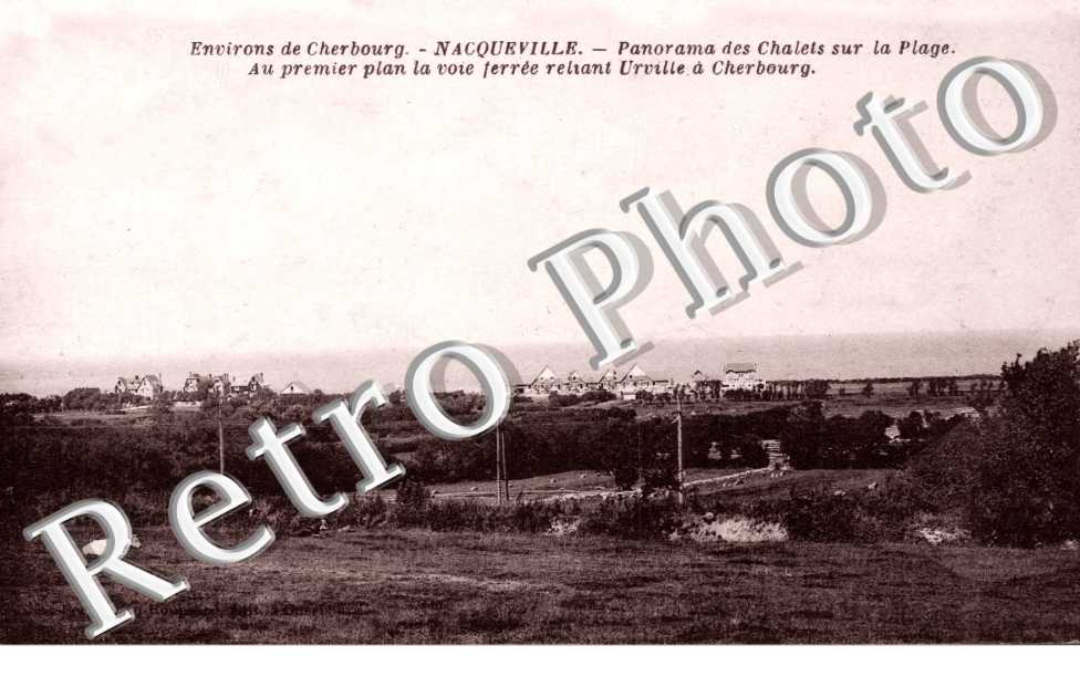 panorama des chalets sur la plage