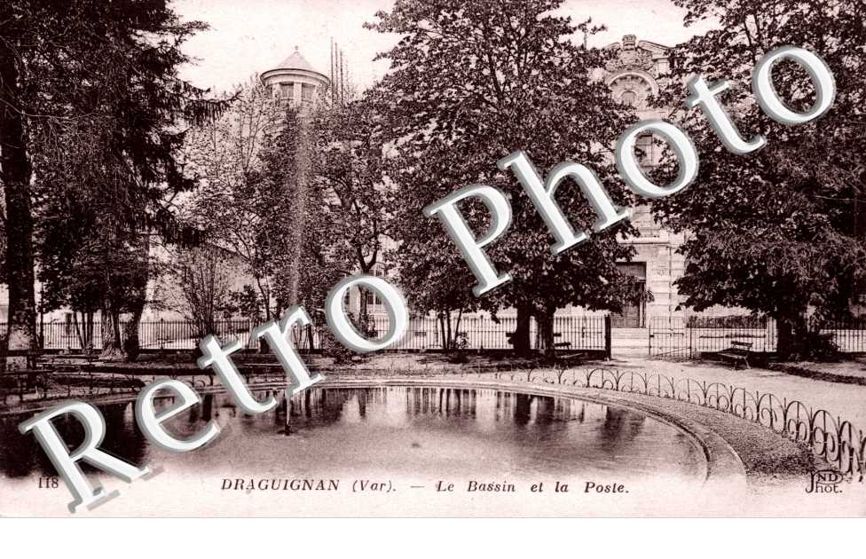 le bassin et la Poste