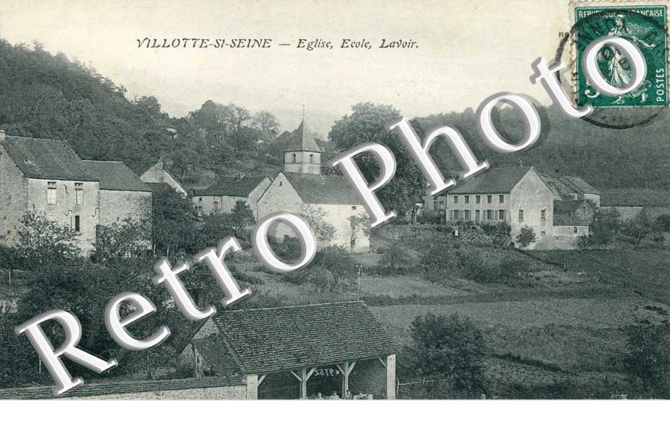 Eglise, école, lavoir
